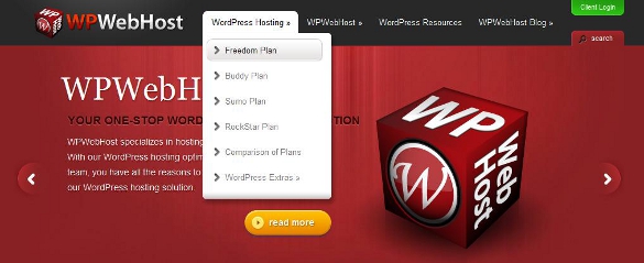 wpwebhost-drop-down-menu