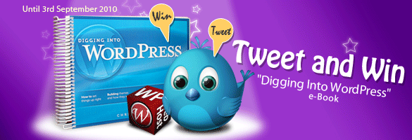 Tweet & Win Digging Into WordPress e-Book