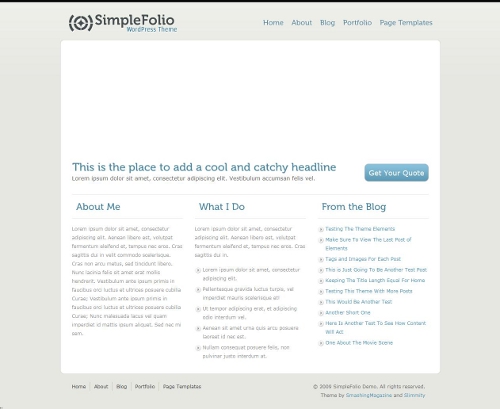 SimpleFolio