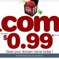 Limited $0.99 .COM Extension Domain Crazy Promotion !!!