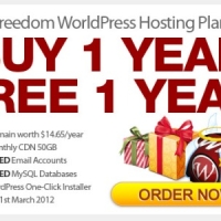 St. Patrick’s Day 2012 Promotion: Buy 1 Year Freedom Plan, Free 1 Year