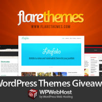 Tweet and Win Flarethemes Giveaway by WPWebHost
