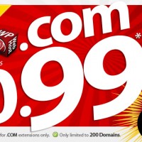 Crazy Limited $0.99 .COM Extension Domain Is Back !!!