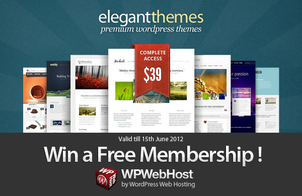 Elegant Theme Giveaway : Winner Announced